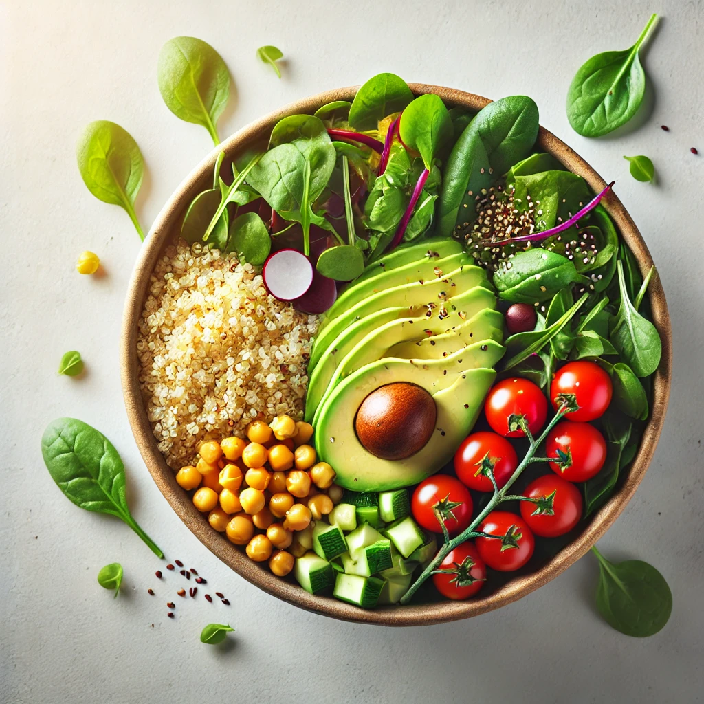 MoodBite app showing details of a recommended dish like ingredients and rationale.